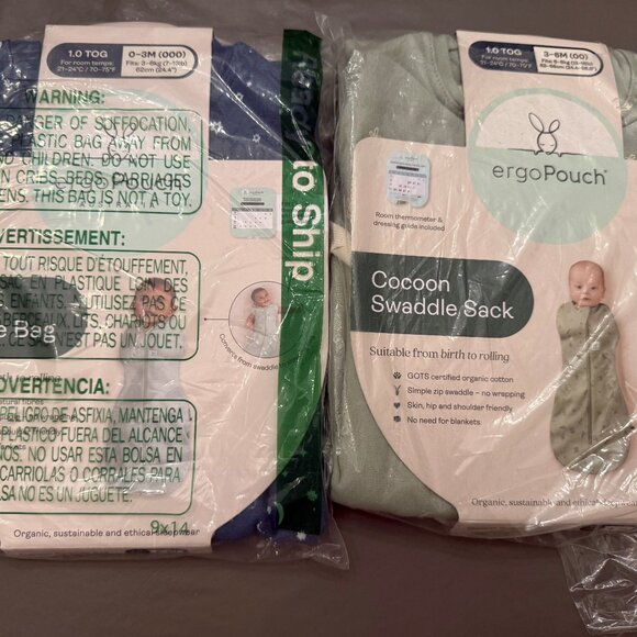 organic cotton baby swaddles bundle - Picture 1 of 8